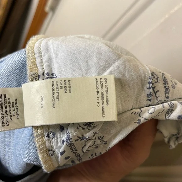 Free People Blossom Rigid High Rise Skinny Ankle Jeans Sz 28 - Picture 6 of 7